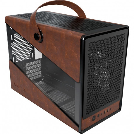 Montech Heritage, tower case (black/brown, tempered glass)
