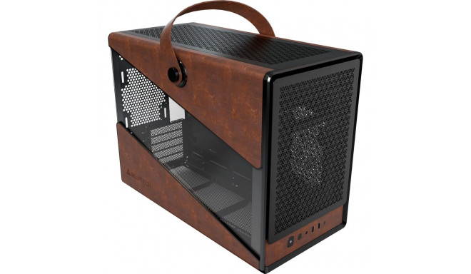 Montech Heritage, tower case (black/brown, tempered glass)