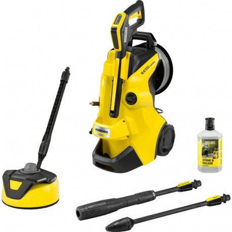 K 4 Premium Power Control Flex Home (gelb/schwarz, mit Dreckfräser, Schlauchtrommel und Flächenreini