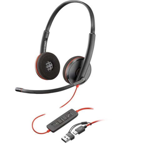 Blackwire 3220 (schwarz, Stereo, USB-C)