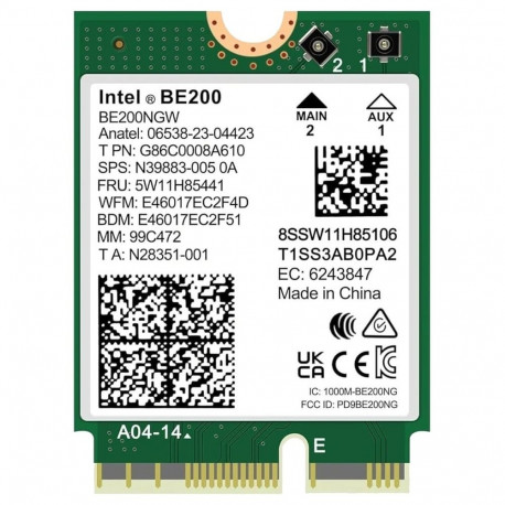 Wi-Fi 7 BE200 M.2 non vPro (Bulk)