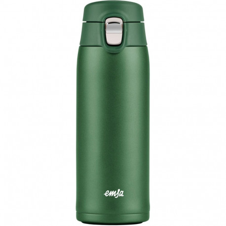 Travel Mug kerge termoskruus 0,4Liter klapikaas, tume roheline