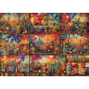 Schmidt Spiele Enjoyable time out: traveling with books and wine, puzzle (2000 pieces)