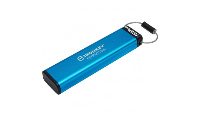 Kingston IronKey Keypad 200 128 GB, USB stick (USB-C 3.2 Gen 1)