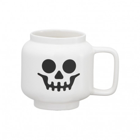 LEGO Keramiktasse Weißes Skelett (graugrün)