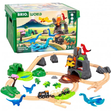 BRIO World Dinosaur Deluxe Set, Railway