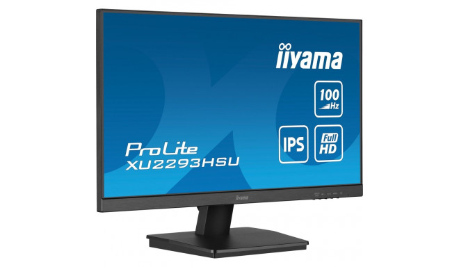 iiyama ProLite XU2293HSU-B7, LED monitor - 21.5 - black (matt), FullHD, IPS, Adaptive-Sync, 100Hz pa