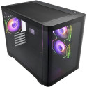 Fortron FSP S380-BA, Tower Case (Black, Tempered Glass x 2)