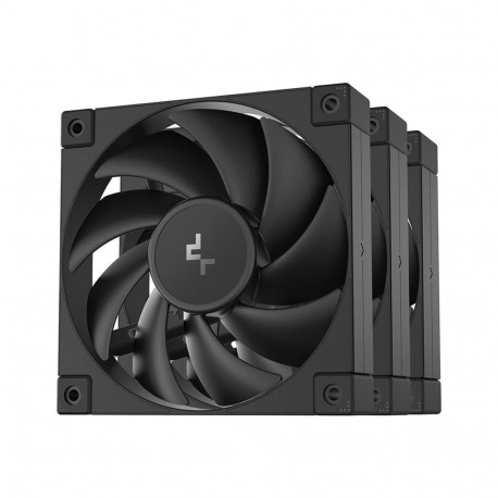 DeepCool FD12 120x120x25, case fan (black, pack of 3, 120 mm)