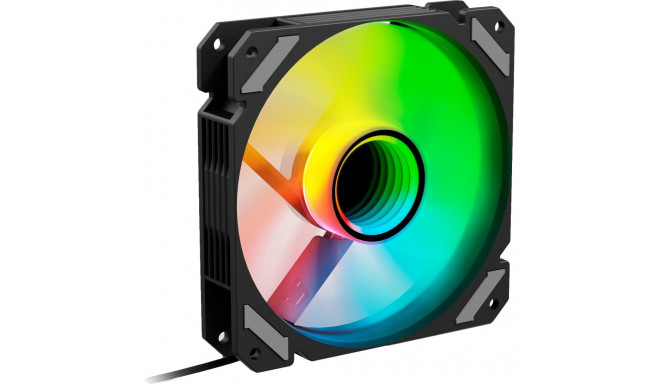 Sharkoon SHARK Mirror RGB PWM REVERSE (black, 120 mm)