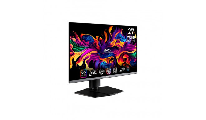 MSI MPG 271QRXDE QD-OLED - 26.5 - black, WQHD, QD-OLED, Adaptive-Sync, USB-C, 360Hz panel