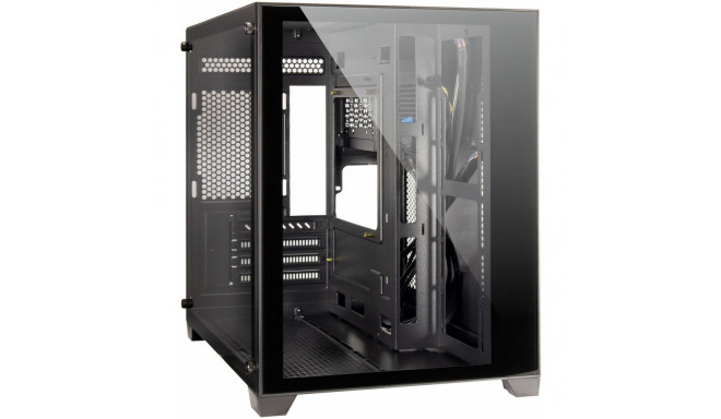 Inter-Tech C-501 Aspect (black, tempered glass x 2)