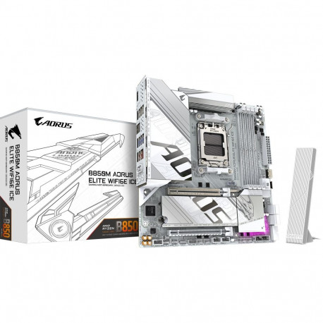 B850M AORUS ELITE WIFI6E ICE (silber/weiß)