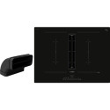 Bosch Set PVQ711GA7 (PVQ711F15E + HEZ9VDSB2), independent hob (black, 70 cm, with integrated extract
