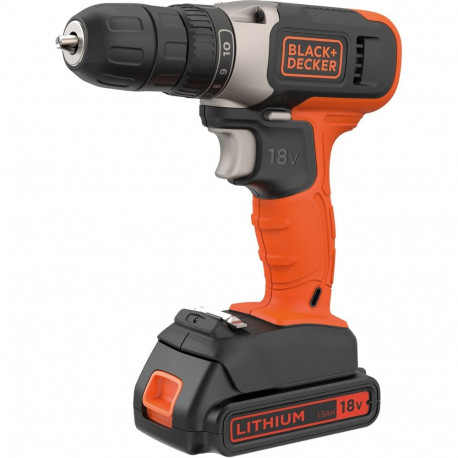 aku-puurkruvikeeraja BCD001C1 18V Li-ioonaku 1,5Ah, oranž/must