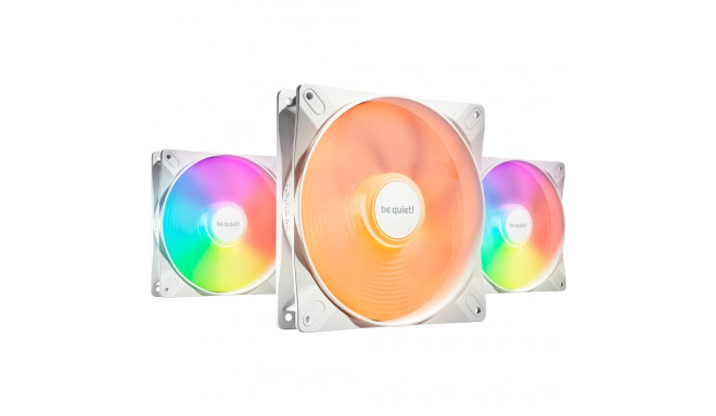 Be quiet Light Wings LX 140mm PWM White Triple Pack (white, pack of 3, 140 mm)