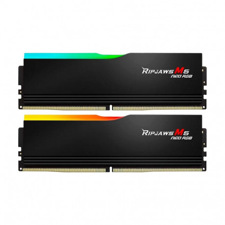 Ripjaws mälumoodulid F5-6000J3636F32GX2-RM5NRK M5 Neo RGB 64GB DDR5-6000 (2x32GB) AMD EXPO, must