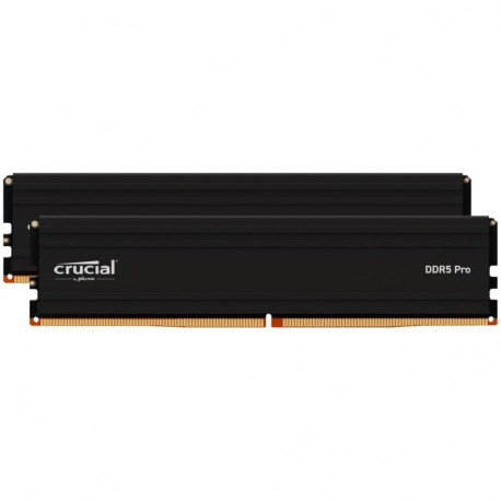 Crucial DDR5 - 96GB - 5600 - CL - 46 (2x 48 GB) dual kit, RAM (black, CP2K48G56C46U5, Pro, INTEL XMP