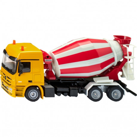 SIKU SIKU truck mixer, model vehicle (red/white, scale 1:50)