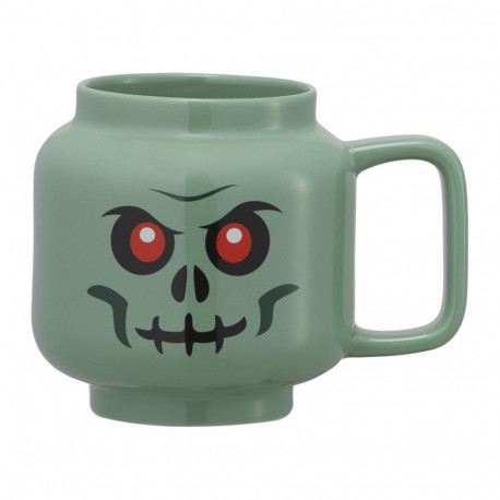 Room Copenhagen LEGO Ceramic Mug Green Skeleton, Large (Grey-Green)