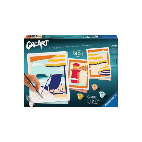 Ravensburger CreArt Gallery Wall Set - At the Beach, Painting