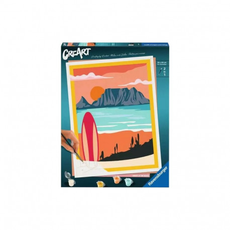 CreArt - Sunset at the Beach