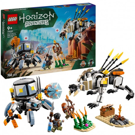 77037 Horizon Adventures Aloy und Varl vs. Panzerwanderer und Sägezahn