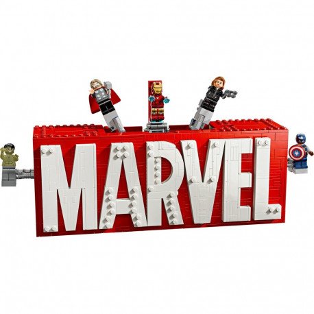 76313 Marvel Super Heroes Marvel Logo & Minifiguren