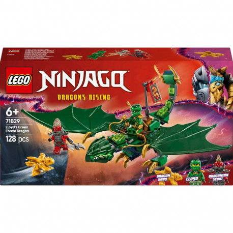 Ninjago ehituskomplekt 71829 Lloyds metsadraakon, roheline