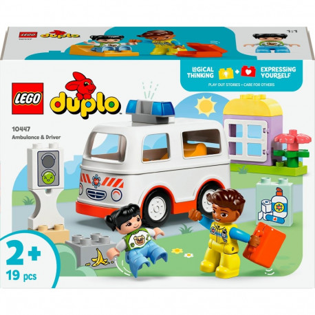 LEGO 10447 DUPLO Town ambulance with driver