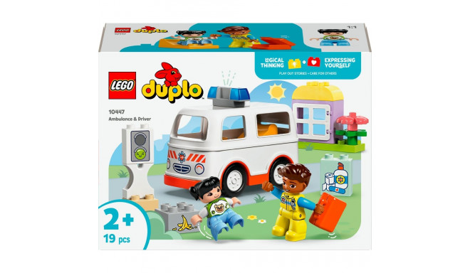 LEGO 10447 DUPLO Town ambulance with driver
