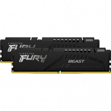 FURY Beast DIMM KF560C36BBE2K2-32 32GB DDR5-6000 2x16GB topelkomplekt INTEL XMP AMD EXPO, must