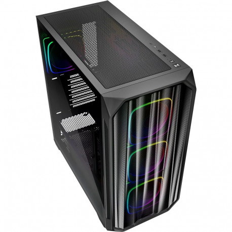 Sharkoon AK5M RGB, tower case (black, tempered glass)
