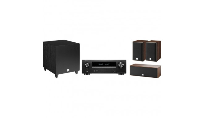 Denon AVR-S 670H + Dali 5.1 Speaker Set Bundle, AV Receiver (black, HEOS Built-In, 8K HDMI, WLAN, Bl