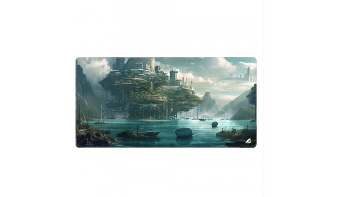 Sharkoon SKILLER SGP40 D6 Gaming Mouse Pad (Teal/Multicolor)