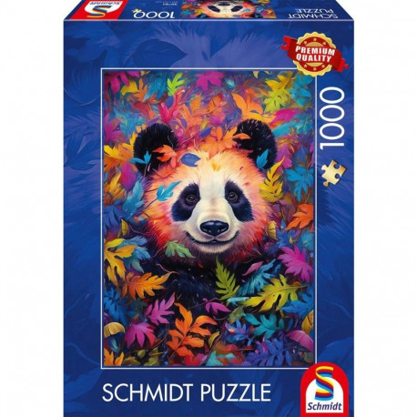 Schmidt Spiele Panda Bear in the Rainbow Forest, Puzzle (1000 pieces)