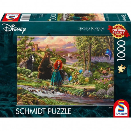 Schmidt Spiele Thomas Kinkade Studios: Disney Dreams Collection - Brave, Merida Legend of the Highla