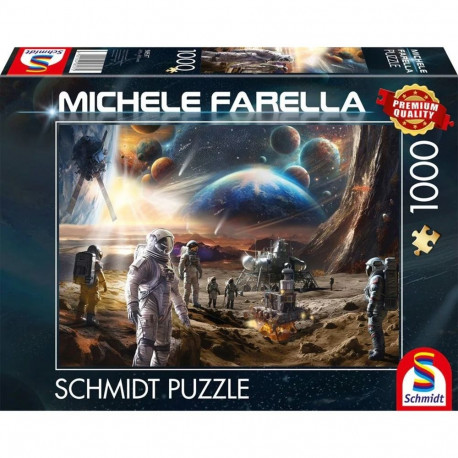 Michele Farella pusle lõputud maailmad - kosmosemissioonid 1000tk