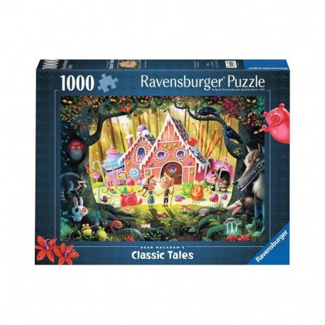 Ravensburger Puzzle Dean Macadam's Classic Tales - Hansel and Gretel (1000 pieces)