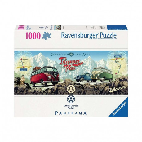Puzzle Panorama pusle 1000-osaline bussiga üle Brenneri