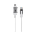 goobay Ethernet adapter cable USB-C 3.2 Gen2 > RJ-45, Slim (white, 1 meter)