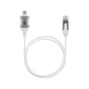 goobay Ethernet adapter cable USB-C 3.2 Gen2 > RJ-45, Slim (white, 3 meters)