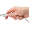 goobay Ethernet adapter cable USB-A 3.2 Gen1 > RJ-45, Slim (white, 2 meters)
