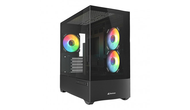 Sharkoon MK6 RGB , Tower case (black, Tempered Glass x 2)
