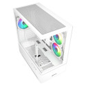 Sharkoon MK6 RGB , Tower case (white, Tempered Glass x 2)