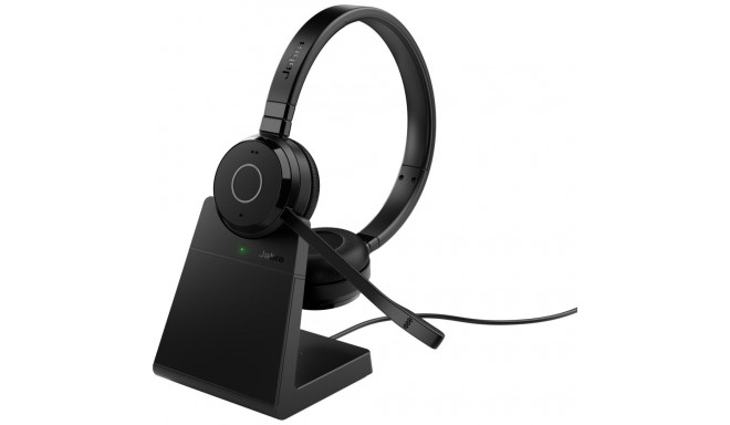 Jabra Evolve 65 TE - USB-A MS Stereo, Headset (Stereo, USB-A, Bluetooth, MS, with charging station)