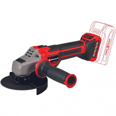 Einhell Professional Cordless Angle Grinder TP-AG 18/125 CE Q Li - Solo, 18Volt (red/black, without