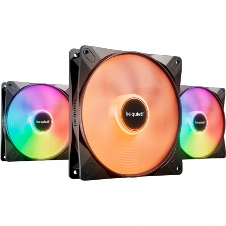 Light Wings LX 140mm PWM Triple Pack (schwarz, 3er-Pack, 140 mm)