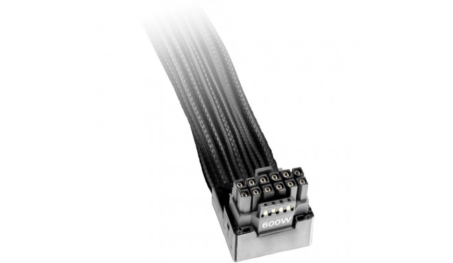 be quiet! 12V-2x6 / 12VHPWR 90° PCI-E Reversed Cable (black, 70cm)