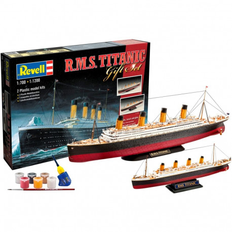 R.M.S. Titanic kingikomplekt, kaks mudelit, mõõtkava 1:700 ja 1:1200